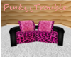 Pink/blk Lepard Chair