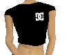 DC logo pain black tee