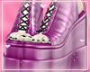 Purple Lace stompers