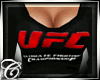 .c Her black UFC shirt