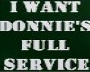 Donnie Full Service