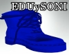 !ED.. BLUE BOOTS