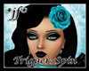 *jf* Teal Anim Hair Rose