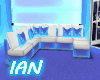 ♤ Sofa Neon Blue