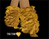 ~TRH~GOLD FEATHER BOOTS