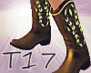 Brown & Gold Ariat Boot