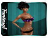 Rave Black Purple bikini