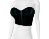 ~Teal Leather Halter