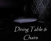 AV Table & Chairs