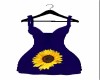 Blue Sunflower Dress