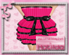 flat pink v2 pvc dress
