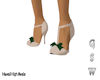 Green High Heels w Bow
