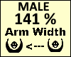 ARM Scaler 141% Male
