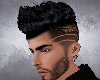 Black Hair+Angel Tattoo