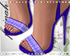 *f* Blue Plaid Sandals