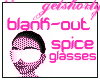 Blank-Out Spice Glasses