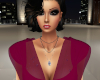 (S)Pink Black Necklace