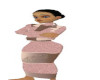 tailleur rose
