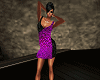 robe noir et violet