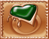 [AA] heart & jade ring