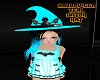 HW/TEAL/WITCH/HAT
