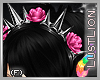 (L)Spike Crown: Pink