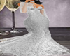 SILVER BRIDAL GOWN