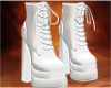 Crisp White Boots