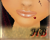 ~HB~ Lip Piercing - Red