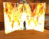 wall of flames