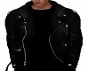 Black Leather Jacket Top