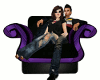[L]Purple/Blk Chair