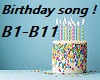 Birthday song~!