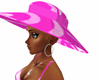 Pink Swirl Garden Hat