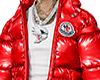 MONCLE RED PUFFER COAT