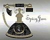 Antique Phone Black