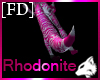 Rhodonite fox tail