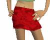 Red Satin Skirt