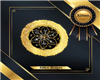 Black Gold Plate