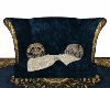Blue Baroque 3P Couch
