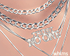 Tag Chains Necklace