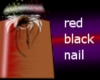 *cHiI* red black nail