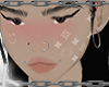 white face tattoo