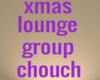 xmas group couch