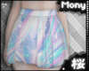 x Holographic Skirt 