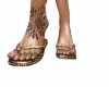iva snake flip flops V1