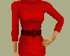 Knit Dress Red