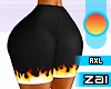 Flame shorts RXL Orange