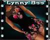 Rose Garden Black Sheer