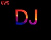 DJ Flashing Neon Sign